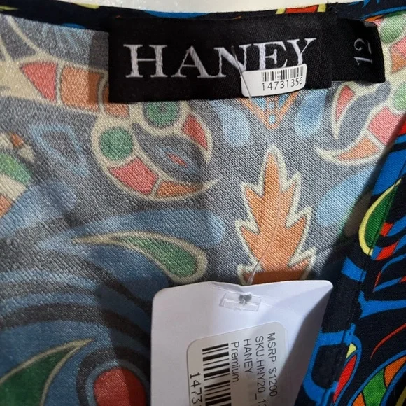 Haney Olivia Faux Wrap Midi Dress - Picture 9 of 12